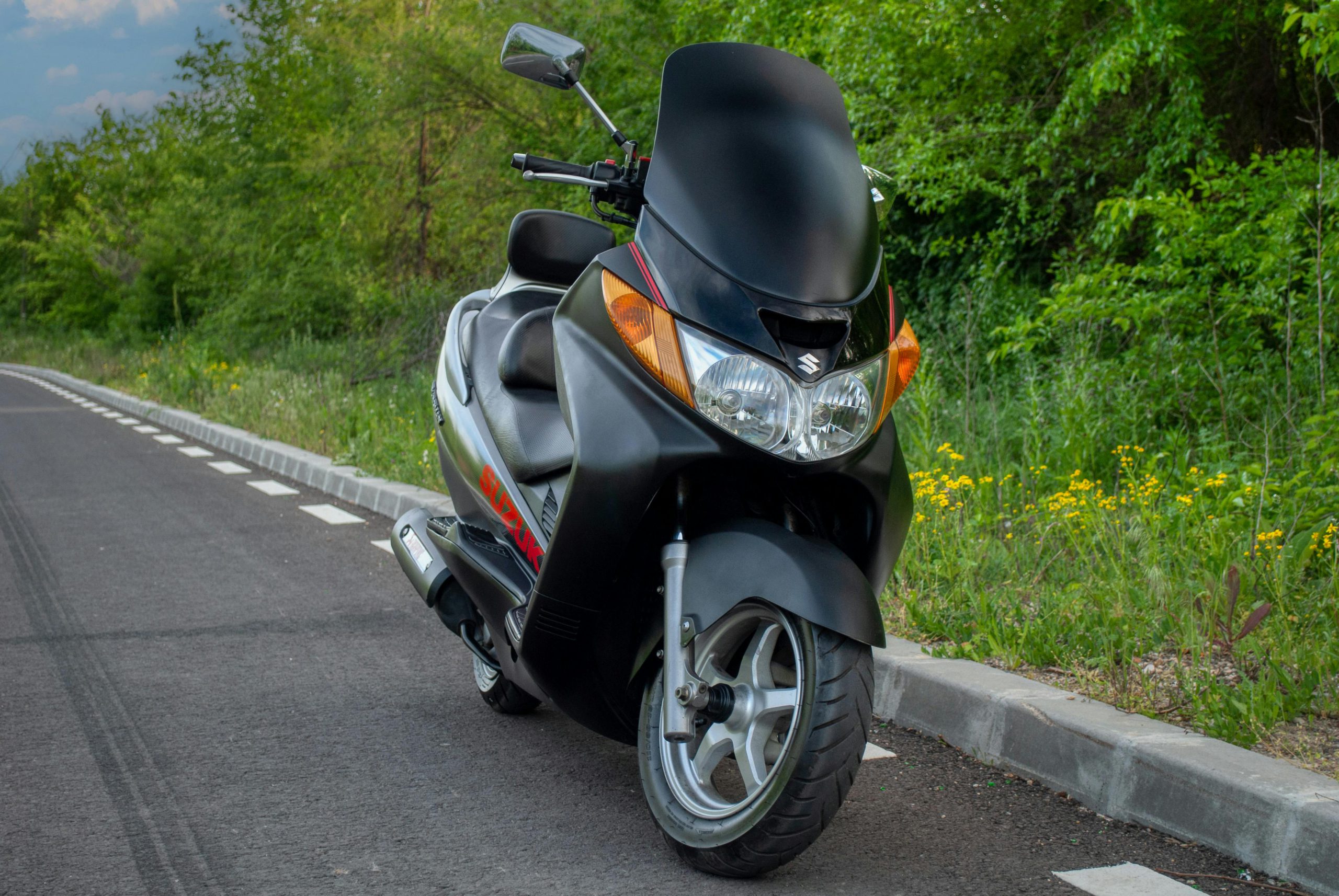 Exploring Chicago with Suzuki Scooter